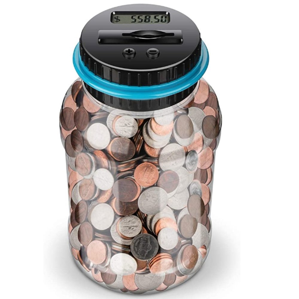 Digital Counting Money Jar